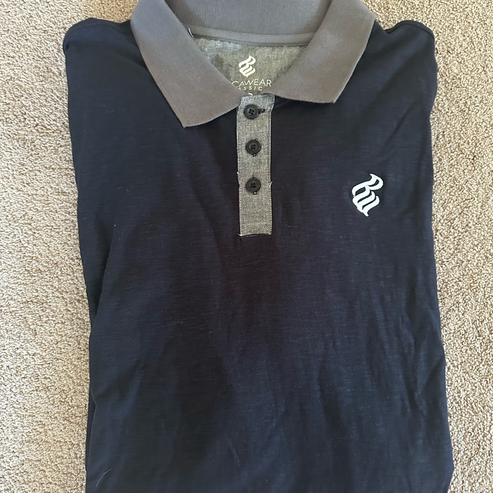 Rocawear 4XB Big Polo Black/Gray